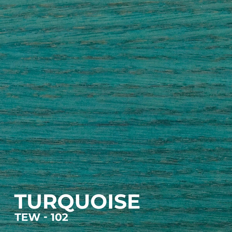 SamaN Interior Water Based Wood Stain - Natural Stain for Furniture, Moldings, Wood Paneling, Cabinets (Turquoise TEW-102-12, 12 oz) - Image 3